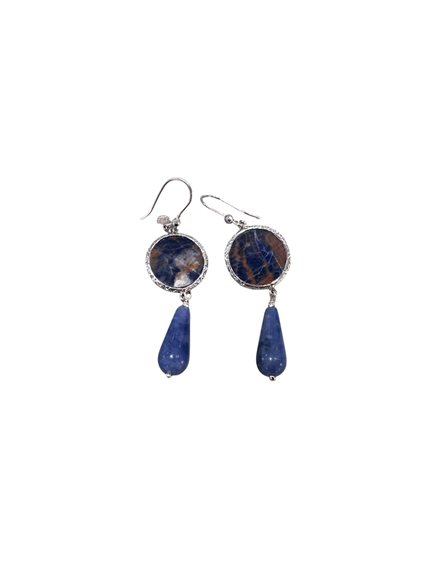 Orecchini Domar Donna in Argento Lapislazzulo ORAR-566-280 - ORAR-566-280